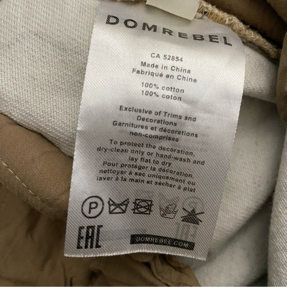 Domrebel Elysium Cargo Pants Sz L Streetwear Relaxed Fit Skater Punk Art - Picture 4 of 12